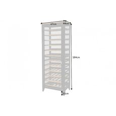 Vinotéka Bodega 184cm prírodné borovicové drevo