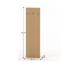 KONDELA Tempo Asistent 2 New 30 vešiakový panel buk