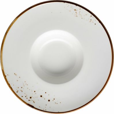 Mäser Gurmánsky tanier Pintar White hnedé bodky 26cm