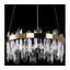 LED Luster na lanku LED/50W/230V pr. 40 cm zlatá