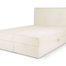 Wilsondo Čalúnená manželská boxspring posteľ Serenio - krémová Rozmer: 160x200