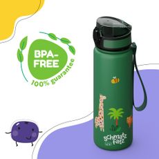 Klarstein Schmatzfatz, fľaša na pitie, športová fľaša, 500 ml, 24 cm, tritan