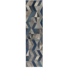 Flair Rugs koberce Behúň Moda Asher Blue - 60x230 cm