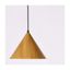 Hnedé závesné svietidlo so skleneným tienidlom ø 25 cm Dunca – Candellux Lighting