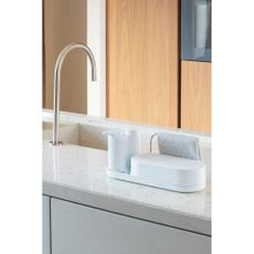 Biely plastový stojan na umývacie prostriedky SinkStyle – Brabantia