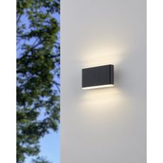 Eglo 901026 - LED Vonkajšie nástenné svietidlo GRUTTI 2xLED/5,8W/230V IP65