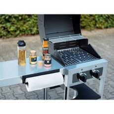 Čierny magnetický držiak na kuchynské rolky Wenko Black Outdoor Kitchen Ima