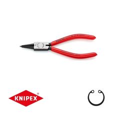 Kliešte na poistné krúžky 140 mm, vnútorné rovné. Knipex - 44 11 J0 - DIN 5265 C. Leštené, potiahnuté plastom