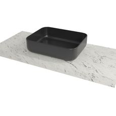 Doska pod umývadlo Naturel Dolce 143,5x8x50 cm mramor Carrara biela mat DO14050MCB