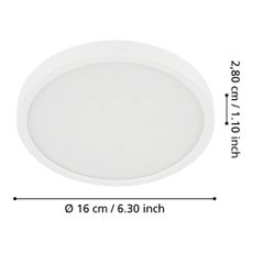 Biele LED stropné svietidlo FUEVA 5 – EGLO