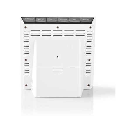 Nedis WEST404BK - Meteostanica s farebným LCD displejom 230V/3xAAA + 2xAA čierna