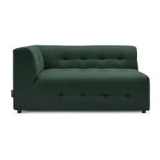 Tmavozelený modul pohovky (ľavý roh) Kleber - Bobochic Paris