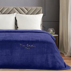 AKRYLOVÁ DEKA PIERRE CARDIN CLARA1 220X240 CM TMAVOMODRÁ