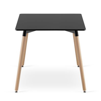 Jedálenský stôl ADRIA 120x80 cm - buk/čierna