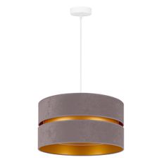 Duolla - Luster na lanku DUO 1xE27/15W/230V pr. 40 cm šedá