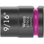 Wera 005519 Nástrčná hlavica 3/8" so šesťhranom 9/16 Impaktor 8790 B