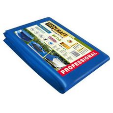 Plachta Procraft BT6x10 50g/m2 nepremokavá s okami 6x10m modrá | BT6x10
