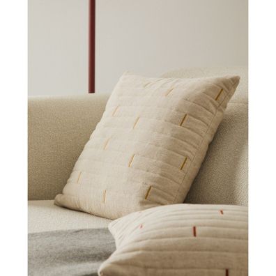 Obliečka na vankúš s prímesou ľanu 45x45 cm Blaina – Kave Home