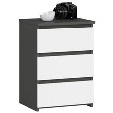Komoda CL3/40 - grafit/biela