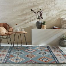 Modrý vnútorný a vonkajší koberec 200x290 cm Avery Blue – Flair Rugs