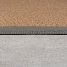 Flair Rugs , Kusový koberec Herringbone Border Kira Grey, 200x290, béžová, chodba / predsieň