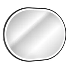 Comad LED zrcadlo APOLLO 90x70 cm černé