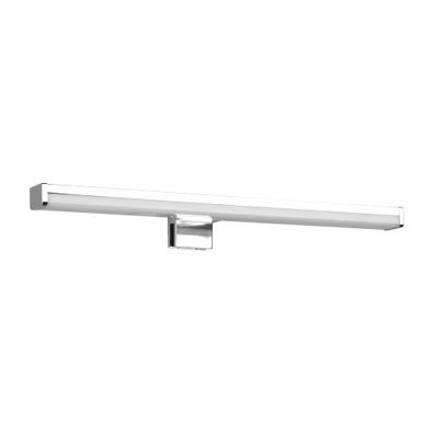 LED nástenné svietidlo v lesklej striebornej farbe (dĺžka 40 cm) Lino - Trio
