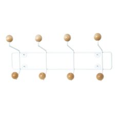 Nástenný vešiak Leitmotiv Saturnus Wooden Balls