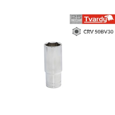 Dlhá šesťhranná objímka 1/4" 14 mm TVARDY (10/100)