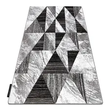 Sivo-čierny geometrický koberec Trigon Rozmer: 160x220 cm
