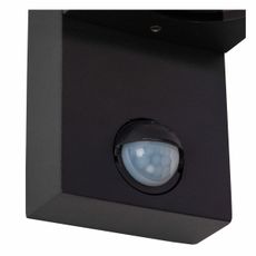Lucide 69802/01/30 -Vonkajšie svietidlo so senzorom ZARO 1xGU10/7W/230V IP65 čierna