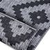 NORTHRUGS - Hanse Home koberce Kusový koberec Twin-Wendeteppiche 105466 Night Silver – na von aj na doma - 200x290 cm