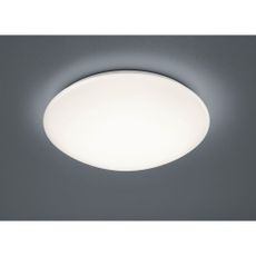 Biele guľaté stropné LED svietidlo Trio Putz, priemer 40 cm