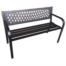 Ak furniture Zahradní lavička KALIA černá