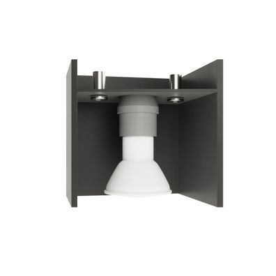 Sollux SL.0024 - Bodové svietidlo QUAD 1 1xGU10/10W/230V šedá