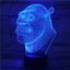 3Dmix 3DL-SMRT017 – 3D LED nočná lampa - Shrek (Smart)