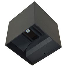 LED Vonkajšie nástenné svietidlo KREON 2xLED/3W/230V IP54 4000K antracit