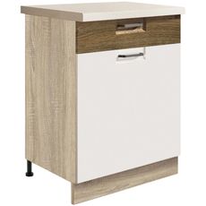 Skrinka do kuchyne Favorit 5d Sonoma/White+Ribbeck