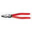 Elektrické kombinované kliešte 225 mm. KNIPEX 02 01 225 - leštené, plastové puzdrá