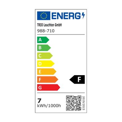 Teplá LED žiarovka E27, 7 W Globe - Trio