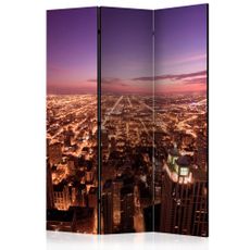 Paraván Chicago Panorama Dekorhome 135x172 cm (3-dielny)