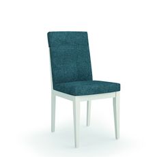 Estila Dizajnová moderná jedálenská stolička Cerdena z masívu s textilným čalúnením 96cm