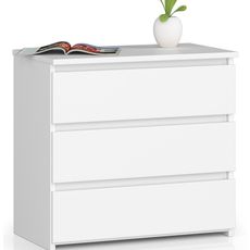 Ak furniture Komoda CL3 60 cm biela
