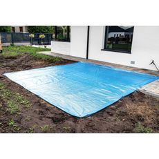 Univerzálna krycí plachta s očkami, PE, 100 g/m2, 10 x 12 m