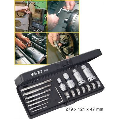 Sada závitníků a závitových matic 849 - 21 ks