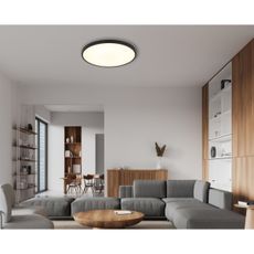 Globo 41566-32S - LED Stropné svietidlo NIELSEN LED/32W/230V pr. 40 cm čierna