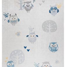 Dywany Łuszczów Detský kusový koberec Bambino 1161 Owls grey - 120x170 cm