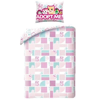 Bavlnené posteľné obliečky Adopt Me! - Roblox - 100% bavlna - 70 x 90 cm + 140 x 200 cm