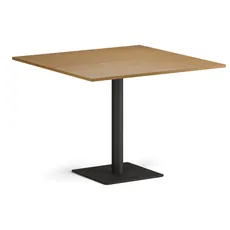 Konferenčný stolík ENZO, 100x100 cm, čierna podnož, buk