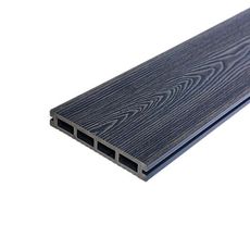 Terasový profil UNVOC WOOD GRAFIT jemné ryhovanie / štruktúra dreva 23 × 146 × 2000 mm